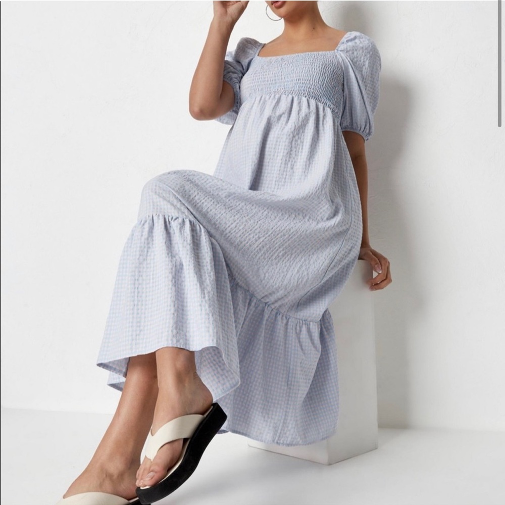 Missguided Maternity Off-the-Shoulders Dress